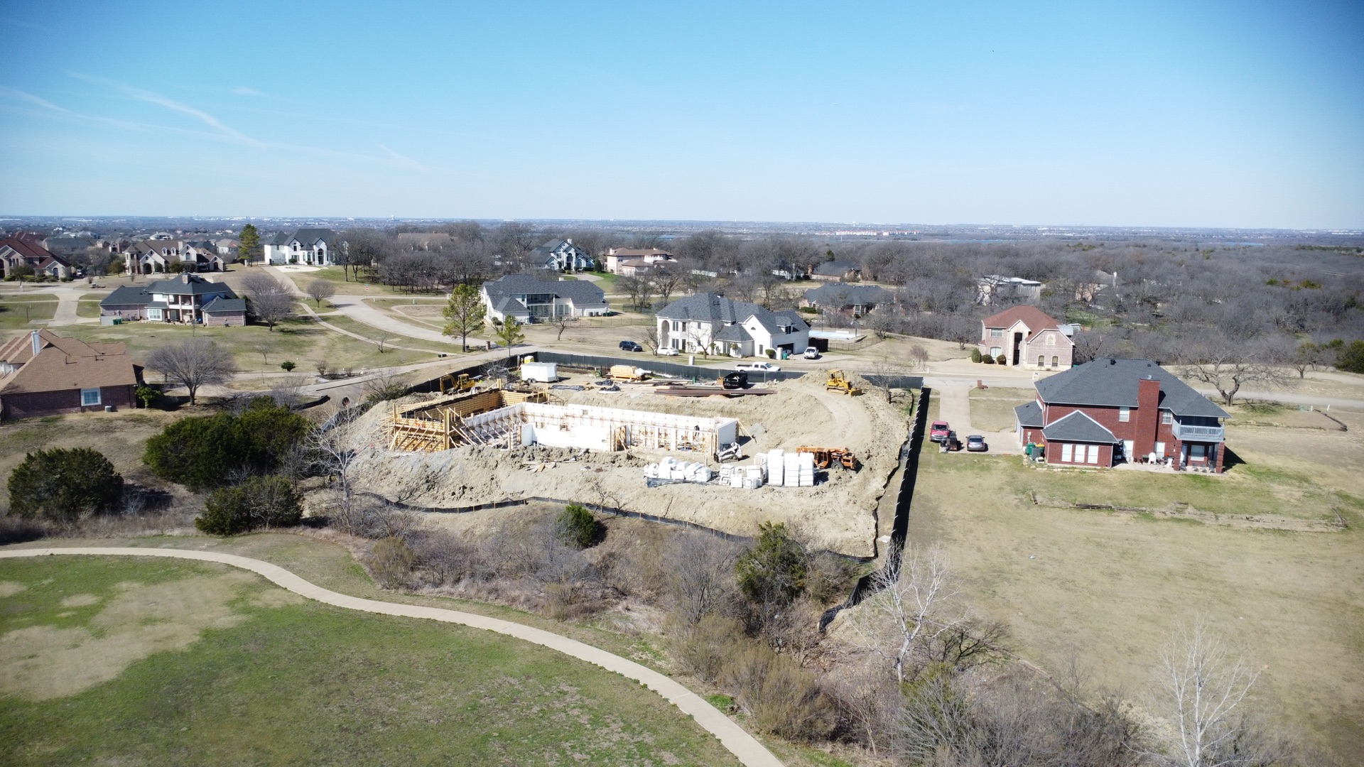 Aerial drone photograph by Holton Aerial Services