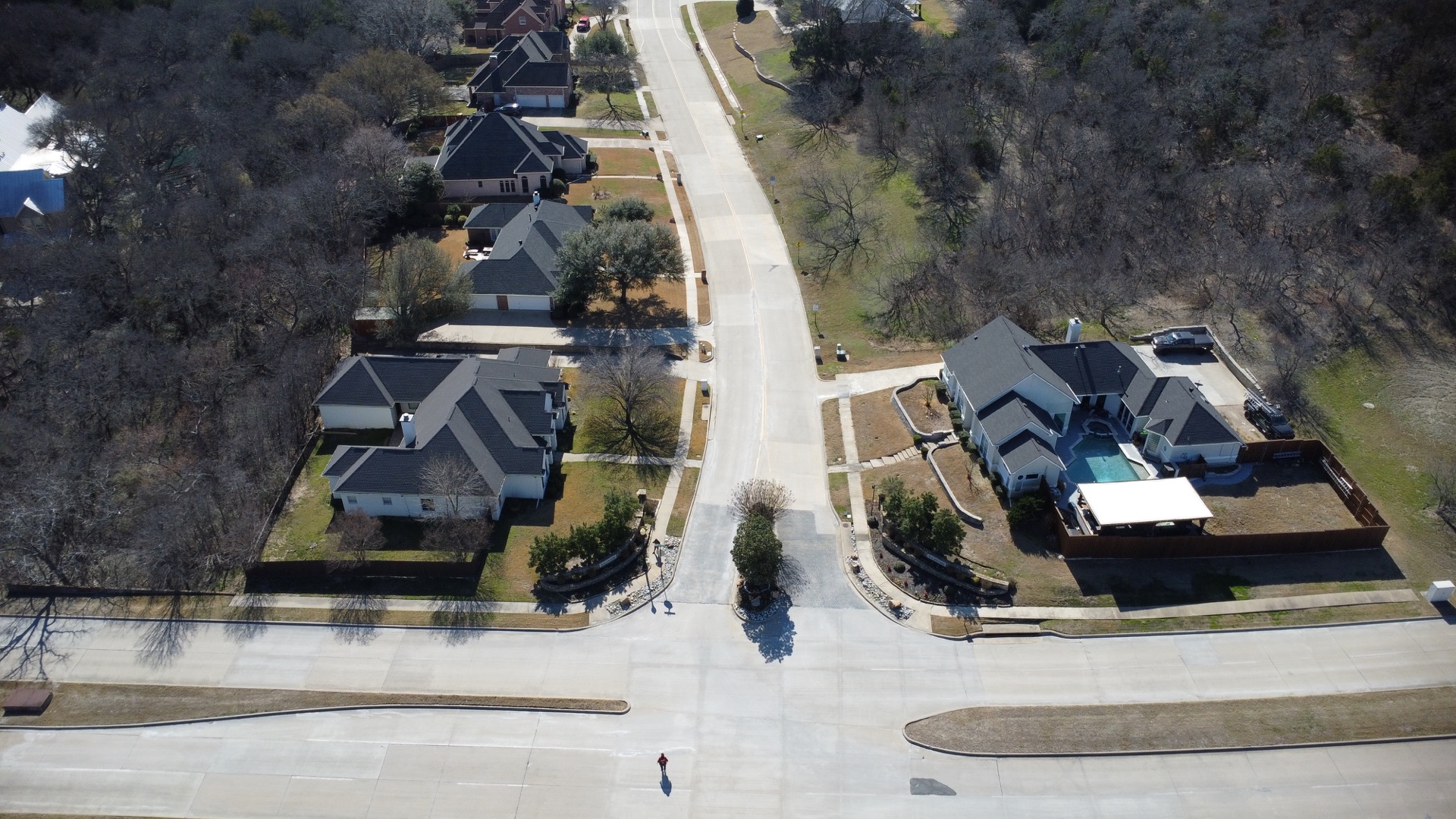 Aerial drone photograph by Holton Aerial Services