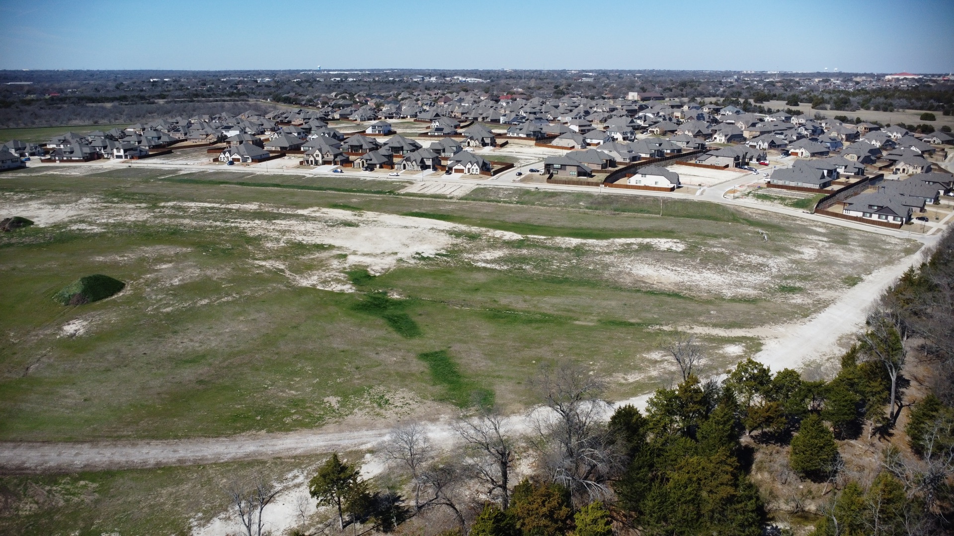 Aerial drone photograph by Holton Aerial Services