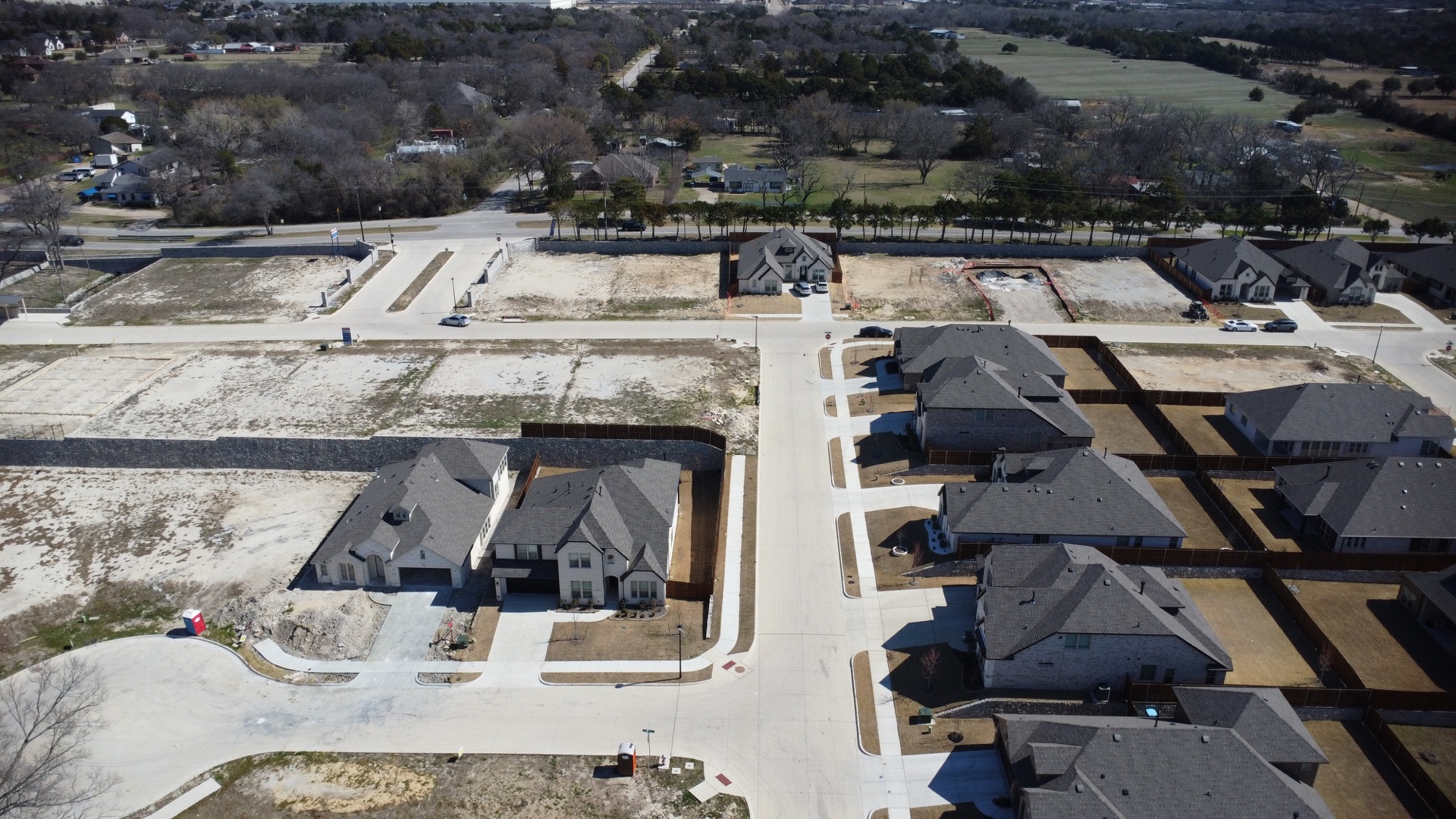 Aerial drone photograph by Holton Aerial Services