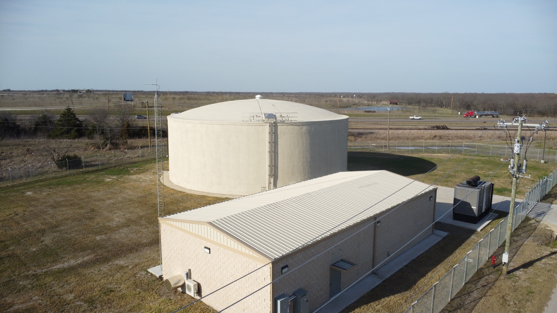 Aerial drone photograph by Holton Aerial Services