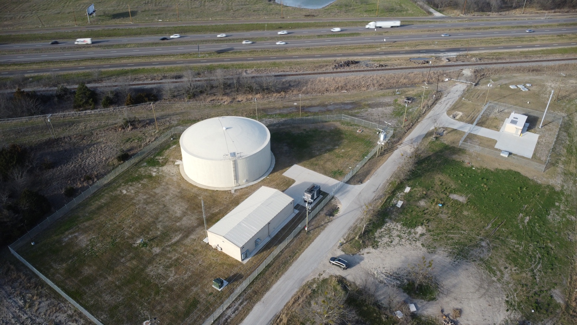 Aerial drone photograph by Holton Aerial Services
