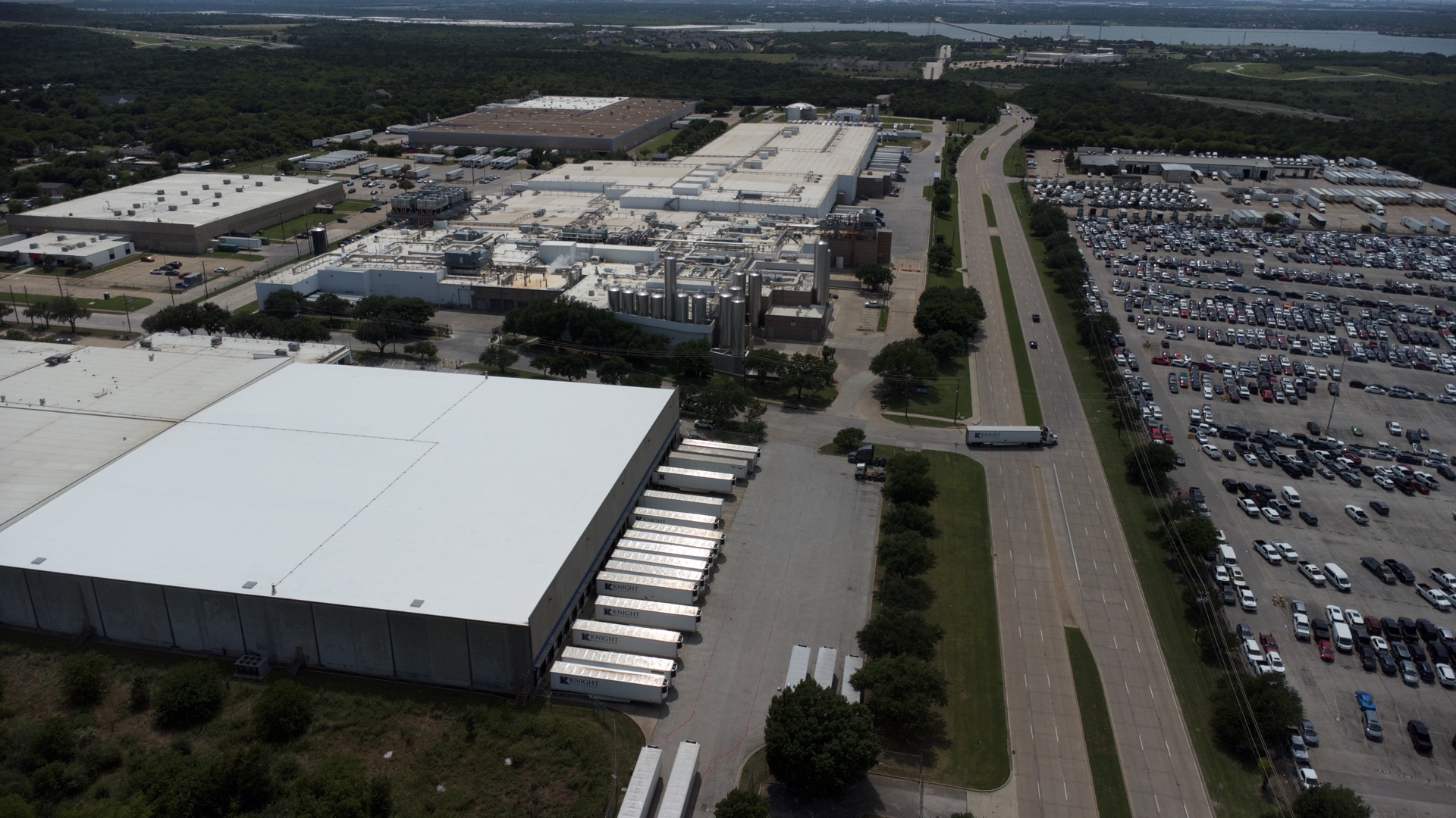 Aerial drone photograph by Holton Aerial Services